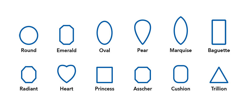 Diamond shapes