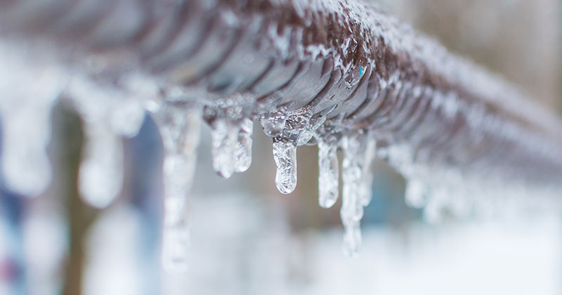 How to prevent frozen pipes
