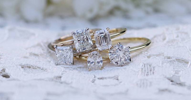 Diamond carat size chart