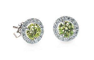 Peridot earrings