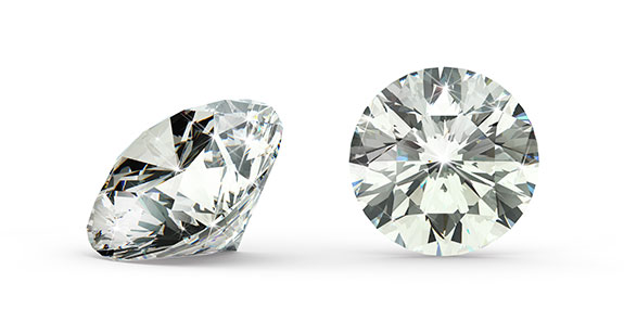 Round diamond cut