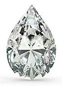 Pear diamond cut