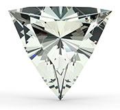 Trillion diamond cut