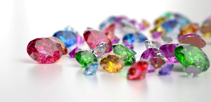 Colored gemstones