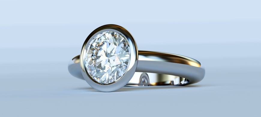Bezel ring setting