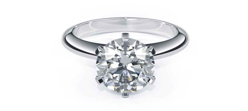 Prong/tiffany ring setting
