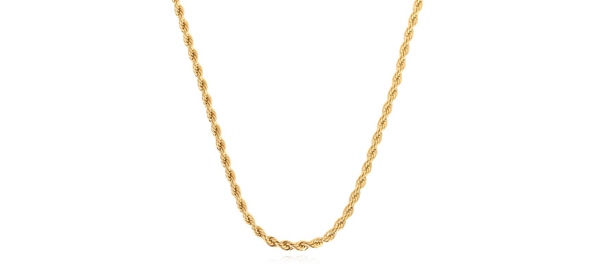 Gold rope chain