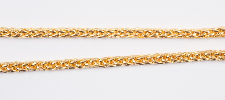 Gold wheat chain