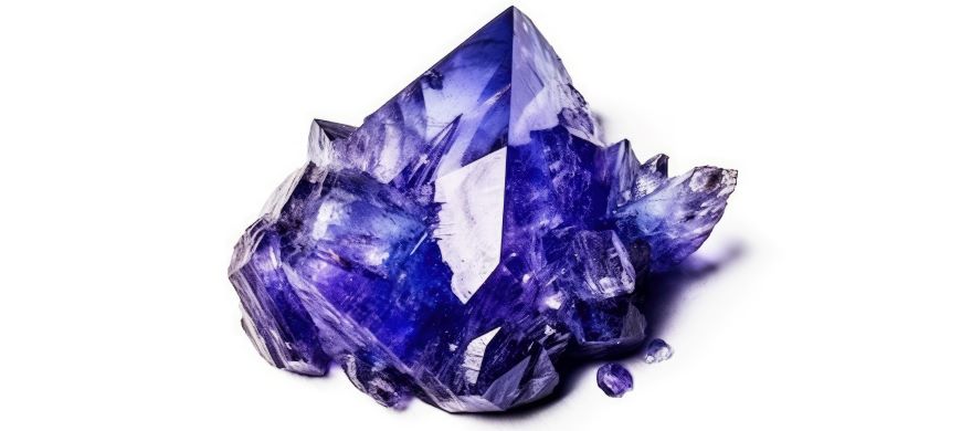 Picture of a tanzanite gemstone