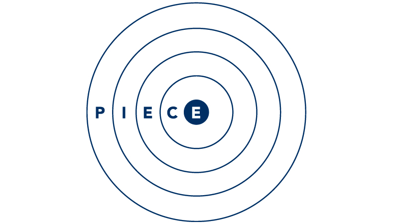 Last E highlighted in the piece graphic