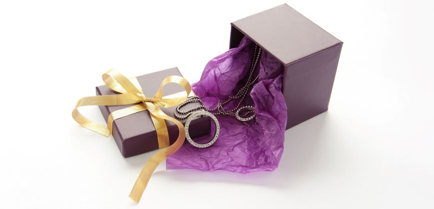 Picture of jewelry in a box