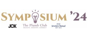 Symposium '24 logo with JCK, Plumb Club, and the Jewelers Mutual logo