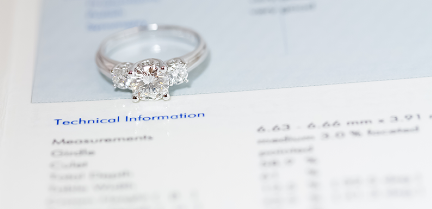 Ring on a document