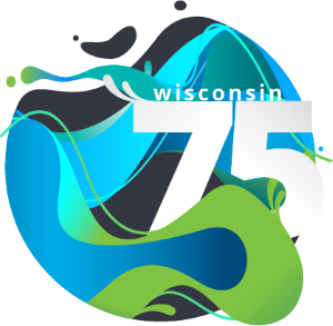 Wisconsin 75 logo
