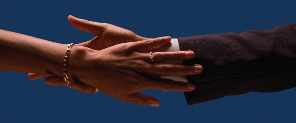 Holding hands