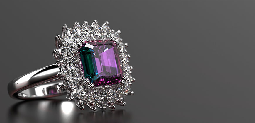 Alexandrite ring
