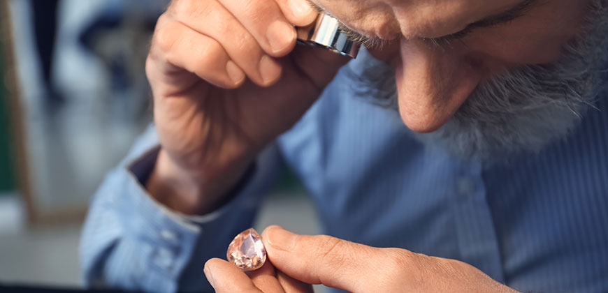 Examining gem