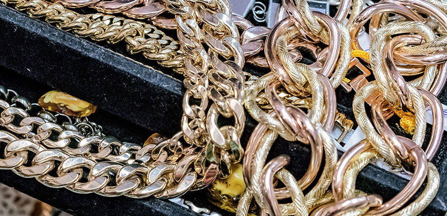Gold-plated jewelry
