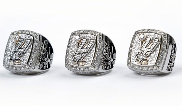 2014 San Antonio Spurs NBA Championship Rings