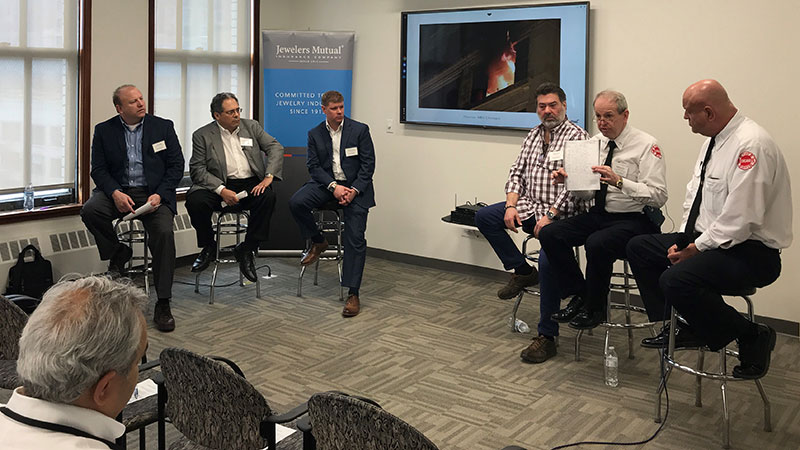 Members of the panel discussed loss prevention tips and what to do during a crisis.