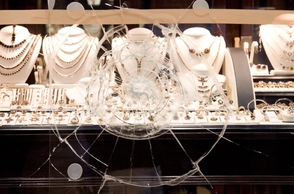 Broken showcase