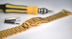 Watch band with repair tools