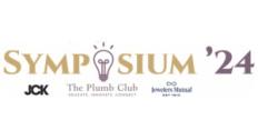 Symposium '24 logo with JCK, Plumb Club, and the Jewelers Mutual logo