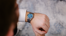 Man checking his watch