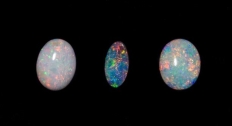 Opals with different colors